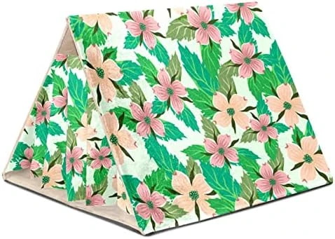 Y-DSIWX Guinea Pig Hideout House Bed, Fast Food Hot Dog Pattern Green Rabbit Cave, Squirrel Chinchilla Hamster Hedgehog Nest Cage - Image 4