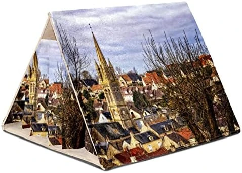 Y-DSIWX Guinea Pig Hideout House Bed, Burger Donut Hot Dog Pizza Flat Food Pattern Rabbit Cave, Squirrel Chinchilla Hamster Hedgehog Nest Cage - Image 8