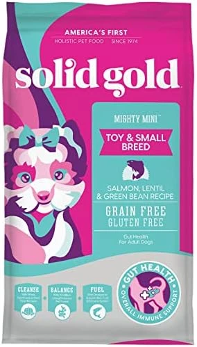 Solid Gold Mighty Mini Small Breed Dog Food - Dry Dog Food For Any Toy Breed - For Gut Health & Sensitive Stomach Support - Digestive Probiotics For Dogs - Grain & Gluten Free Recipe - Image 6