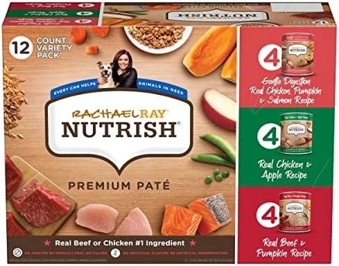 Rachael Ray Nutrish Wet Dog Food, Beef, Chicken, And Gentle Digestion Variety Pack, 13 Ounce Can (Pack Of 12) - Image 8