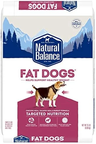 Natural Balance Fat Dogs Low Calorie Dry Dog Food Chicken Meal, Salmon Meal, Garbanzo Beans, Peas & Oatmeal, 15 Pounds (Packaging May Vary) - Image 7