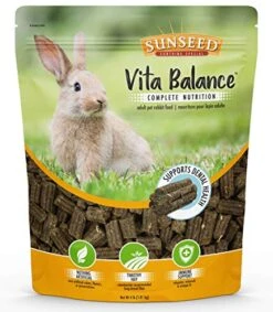 Sunseed Vita Balance Complete Nutrition Adult Pet Rabbit Food, 4 LBS