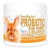 Equa Holistics HealthyGut Probiotics For Rabbits Dietary Supplement, All-Natural Digestive System Formula (120 Servings)