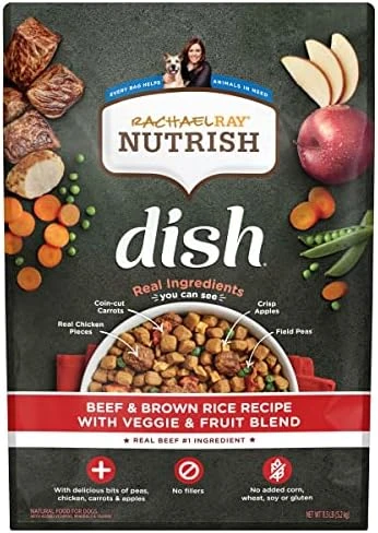 Rachael Ray Nutrish Dish Premium Dry Dog Food, Chicken & Brown Rice Recipe With Veggies & Fruit, 11.5 Pound - Image 8