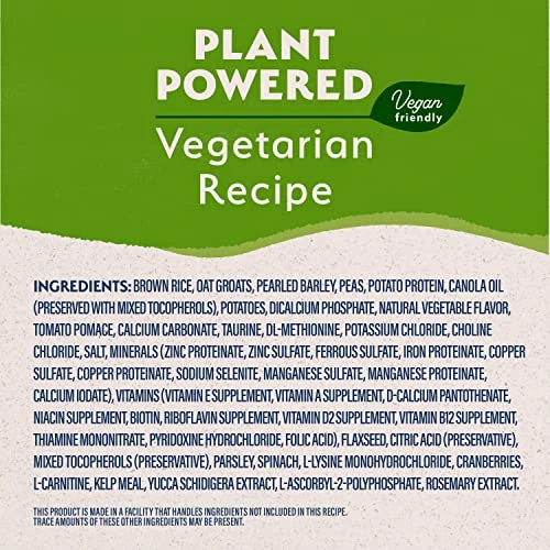 Natural Balance Limited Ingredient Adult Dry Dog Food With Vegan Plant Based Protein And Healthy Grains, Vegetarian Recipe, 12 Pound (Pack Of 1) - Image 3