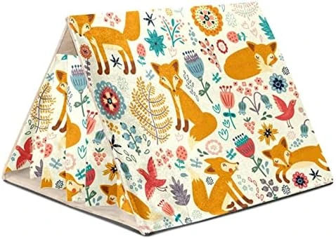 Y-DSIWX Guinea Pig Hideout House Bed, Burger Donut Hot Dog Pizza Flat Food Pattern Rabbit Cave, Squirrel Chinchilla Hamster Hedgehog Nest Cage - Image 10