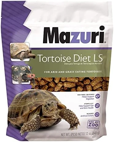 Mazuri | Tortoise LS Diet For African Spurred/Sulcata, Desert, Egyptian, Galapagos, Gopher, Greek, Leopard, Pancake, Radiated Or Yellow-Footed Tortoise, | 12 Ounce (12 OZ) Bag - Image 6