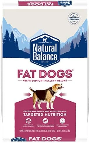 Natural Balance Fat Dogs Low Calorie Dry Dog Food Chicken Meal, Salmon Meal, Garbanzo Beans, Peas & Oatmeal, 15 Pounds (Packaging May Vary) - Image 8