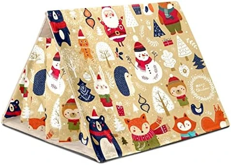 Y-DSIWX Guinea Pig Hideout House Bed, Fast Food Hot Dog Pattern Green Rabbit Cave, Squirrel Chinchilla Hamster Hedgehog Nest Cage - Image 11