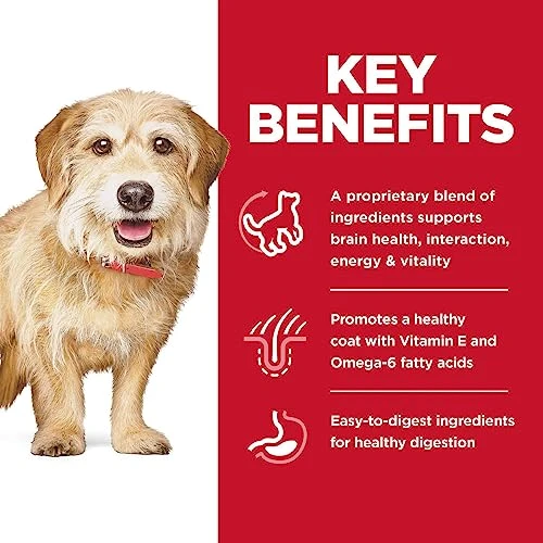 Hill's Science Diet Adult 7+ Senior Vitality Small & Mini Dry Dog Food, 12.5 Lb. Bag - Image 4