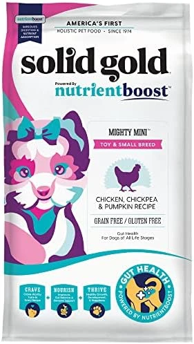 Solid Gold Mighty Mini Small Breed Dog Food - Dry Dog Food For Any Toy Breed - For Gut Health & Sensitive Stomach Support - Digestive Probiotics For Dogs - Grain & Gluten Free Recipe - Image 11