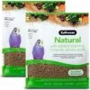 ZuPreem Natural Pellets Bird Food For Small Birds, 2.25 Lb (Pack Of 2) - Made In USA, Essential Nutrition For Parakeets, Budgies, Parrotlets