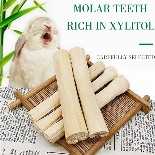 WYOMER 2lb Sweet Bamboo Chew Toy Natural Sweet Bamboo Animals Molar Chew Sticks Toys Pet Snacks Bamboo Sticks Treats - Image 6