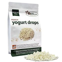 Yogurt Drops (3 Lb.) - All Natural Healthy Yogurt Treat - For Sugar Gliders, Prairie Dogs, Monkeys, Squirrels, Guinea Pigs, Rabbits, Chinchillas, Rats, Marmosets, Degus & Other Small Pets