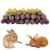 Hamiledyi 72PCS Timothy Hay Sticks Rabbit Chew Toys Mixed Natural Bunny Molar Sticks Guinea Pig Molar Rod Treats For Chinchilla Hamster And Other Small Animals Molars Snack Toys
