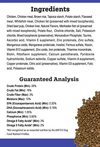 Tender & True Antibiotic-Free Chicken & Brown Rice Recipe Dog Food, 4 Lb - Image 4