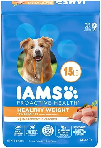 IAMS Adult Healthy Weight Control Dry Dog Food With Real Chicken, 29.1 Lb. Bag - Image 6