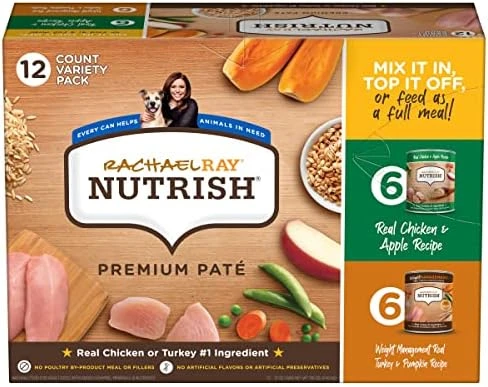 Rachael Ray Nutrish Wet Dog Food, Beef, Chicken, And Gentle Digestion Variety Pack, 13 Ounce Can (Pack Of 12) - Image 10