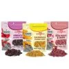Exotic Nutrition Flower Treat 3 Pack - Healthy Assortment - Hibiscus, Calendula, Rose - For Squirrels, Guinea Pigs, Rabbits, Chinchillas, Prairie Dogs, Degus, Hamster, Gerbils, & Other Herbivores