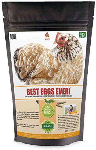 Pampered Chicken Mama Backyard Chicken Nesting Herbs For Great Eggs 10 Oz - All-Natural Backyard Chicken Feed Supplies - Hen Treats For The Best Eggs Ever - High Calcium Supplement For Chickens - Image 4