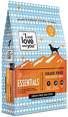 "I And Love And You" Trial Size Naked Essentials Chicken & Duck Grain Free Dry Dog Food, 4 LB - Image 8