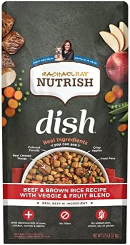 Rachael Ray Nutrish Dish Premium Dry Dog Food, Chicken & Brown Rice Recipe With Veggies & Fruit, 11.5 Pound - Image 12