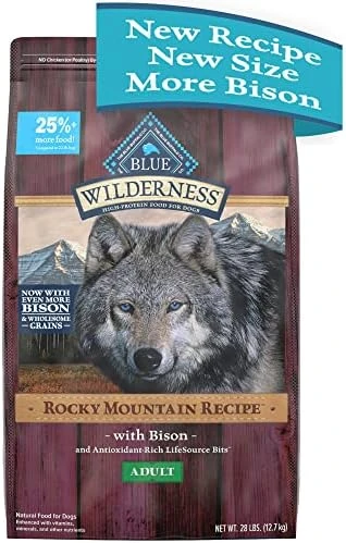 Blue Buffalo Wilderness Rocky Mountain Recipe High Protein Natural Adult Dry Dog Food, Red Meat With Grain 13 Lb Bag - Image 11