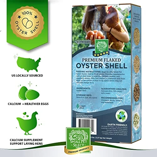 Small Pet Select - 100% Flaked Oyster Shell, Calcium Supplement For Chickens, And Ducks, 5lb - Image 2