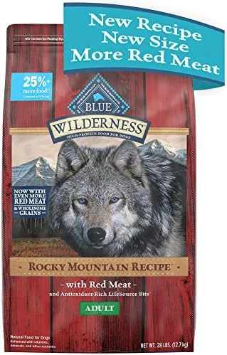 Blue Buffalo Wilderness Rocky Mountain Recipe High Protein Natural Adult Dry Dog Food, Red Meat With Grain 13 Lb Bag - Image 12