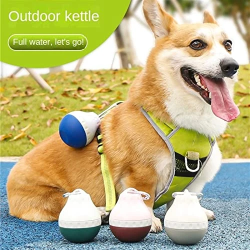 AYENCI Cat Automatic Water, Portable Pet Water Bottle Outdoor Dog Water Feeding Outdoor Dog Kettle Dog Water Bottle 200ml Dogs Accessoires Dog Supplies (Color : 004) - Image 2