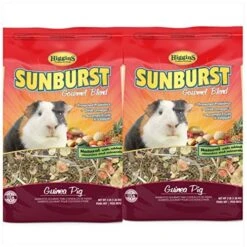 Higgins 2 Pack Sunburst Gourmet Guinea Pig Food. 6 Pounds Total.