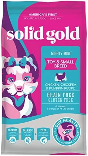 Solid Gold Mighty Mini Small Breed Dog Food - Dry Dog Food For Any Toy Breed - For Gut Health & Sensitive Stomach Support - Digestive Probiotics For Dogs - Grain & Gluten Free Recipe - Image 10