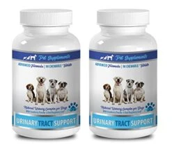 PET SUPPLEMENTS Urinary Support For Dogs - Urinary Tract Support - For Dogs - Advanced Complex - CHEWABLE - Dog Cranberry Urinary - 2 Bottle (180 Chews)