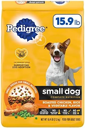 Pedigree Small Dog Complete Nutrition Small Breed Adult Dry Dog Food Grilled Steak And Vegetable Flavor Dog Kibble, 14 Lb. Bag - Image 8
