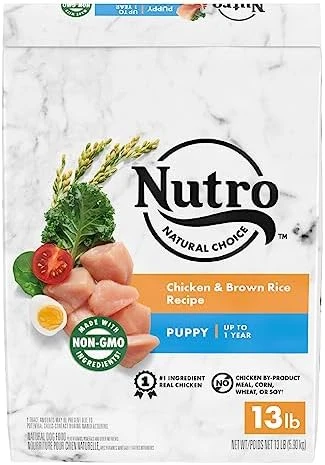 NUTRO NATURAL CHOICE Puppy Dry Dog Food, Chicken & Brown Rice Recipe Dog Kibble, 5 Lb. Bag - Image 5