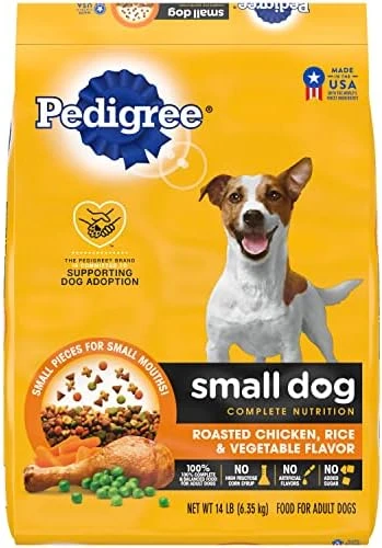 Pedigree Small Dog Complete Nutrition Small Breed Adult Dry Dog Food Grilled Steak And Vegetable Flavor Dog Kibble, 14 Lb. Bag - Image 9