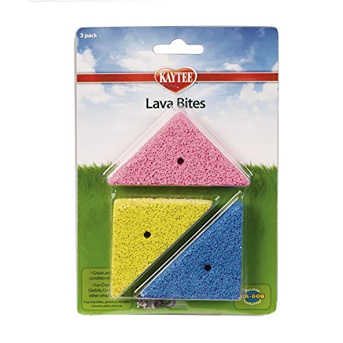 Kaytee Super Pet Lava Bites Small Animal Chews - 12 Total Chews (4 Packs With 3 Per Pack) - Image 2