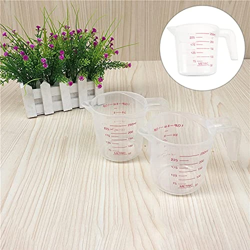 6 Pcs Free And With Cups Nursery Cooking Plastic Food Kitchen Scoop Graduation Handle Scale Cats Dogs For Feeder Baking Cup Use Birds Parrot Milk Pet Jug Bpa Feeding Clear Kettle - Image 4