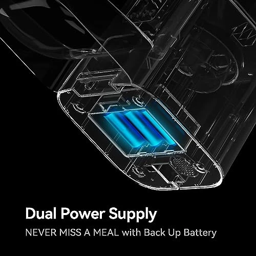 Espelho Automatic Cat Feeders With App Control-4L Pet Food Dispenser WiFi For Cats And Dogs,Desiccant Bag For Dry Food, Up To 10 Meals Per Day,10s Voice Recorder - Image 6