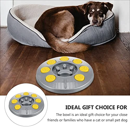 Balacoo Dog Puzzle Toys Spill Proof Dog Bowl Slow Feed Dog Bowl Snuffle Toy Dog Feeding Plate Low Feeding Training Preventing Choking Dog Puzzle Toys Spill Proof Dog Bowl - Image 5