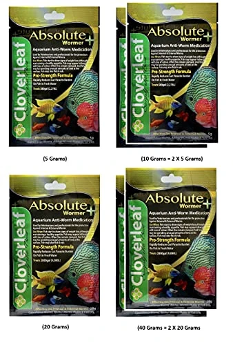 WORMER Plus - Freshwater And Saltwater Fish Powder Medication. Dewormer For Fish With Parasites And Flukes. 20G - Treats 2400 GALLONS - Image 2