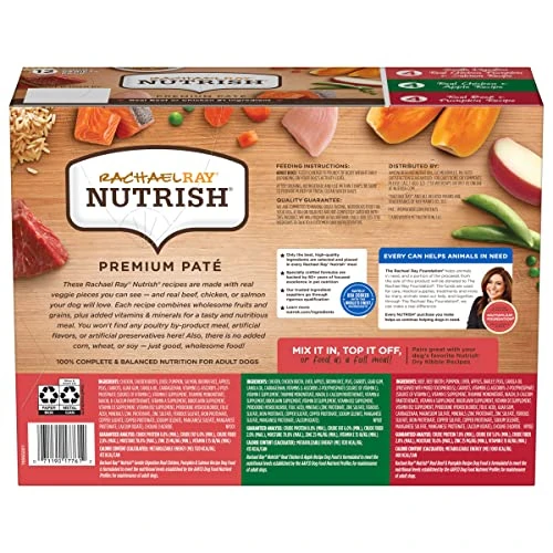 Rachael Ray Nutrish Wet Dog Food, Beef, Chicken, And Gentle Digestion Variety Pack, 13 Ounce Can (Pack Of 12) - Image 2