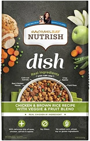Rachael Ray Nutrish Dish Premium Dry Dog Food, Chicken & Brown Rice Recipe With Veggies & Fruit, 11.5 Pound - Image 10