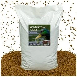 Natural Waterscapes Waterfowl Feed 20 Lb Bag | Floating Pellets For Duck, Swan, Goose | For Wild And Pet Ducks