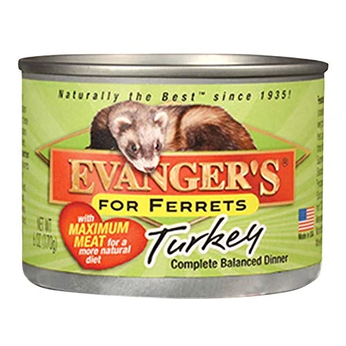 Evangers Turkey Can Ferret Food (12 Pack), One Size