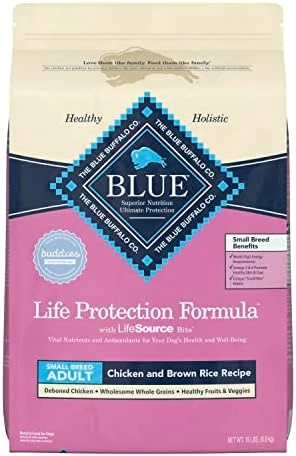 Blue Buffalo Life Protection Formula Natural Adult Small Breed Dry Dog Food, Chicken And Brown Rice 5-lb Trial Size Bag - Image 4