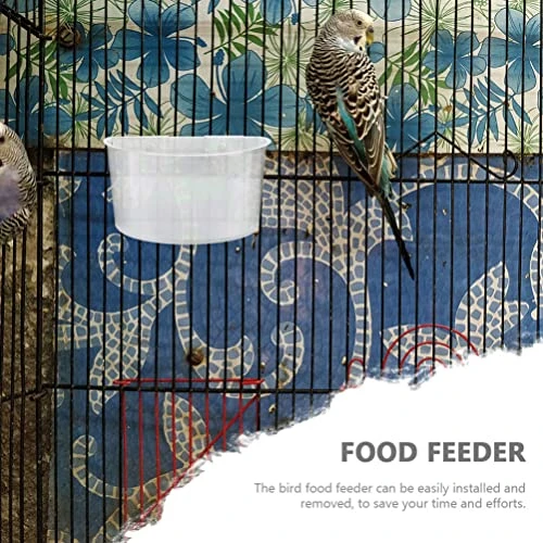 NOGRAX Bird Feed Auto Feeder 12pcs Bird Feeder Pigeon Feeding Bird Foods Dispenser Dove Cage Water Container Pigeon Feeder Slot For Home Garden Rabbit Food Bowl Feeder - Image 5