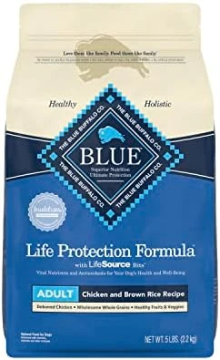 Blue Buffalo Dog Food, Life Protection Formula, Natural Chicken & Brown Rice Flavor, Adult Dry Dog Food, 34 Lb Bag - Image 4