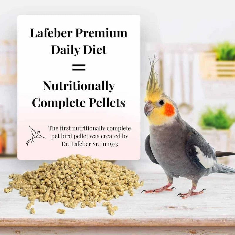 LAFEBER'S Premium Daily Diet Pellets Pet Bird Food, Made With Non-GMO And Human-Grade Ingredients, For Cockatiels, 5 Lb - Image 2