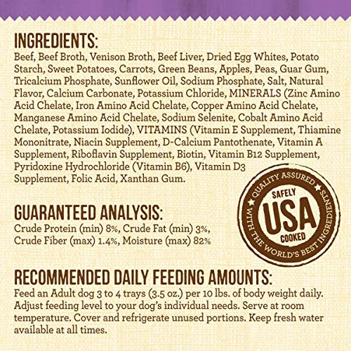 Merrick Lil' Plates Grain Free Small Dog Food, Itsy Bitsy Beef Stew Recipe, Wet Dog Food - (12) 3.5 Oz. Tubs - Image 4